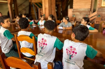 Foto - Visita de Alunos ao Prefeito 14/11/2025