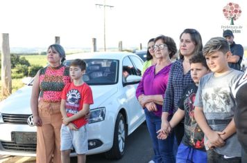 Foto - INAUGURAÇÃO DA PAVIMENTAÇÃO DA ESTRADA VICINAL MUNICIPAL ZITO BAIÃO - MÊS DE MAIO