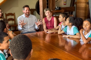 Foto - Visita de Alunos ao Prefeito 14/11/2025