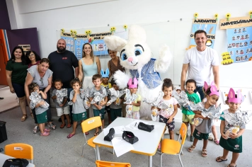 Foto - Entrega dos Ovos de Páscoa- EMEI E EMEB JUMIRIM - 02/04/2026