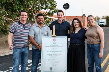 Foto relacionada - DEPUTADA ESTADUAL MARIA LÚCIA AMARY PRESENTE EM INAUGURAÇÃO DE PAVIMENTAÇÃO ASFÁTICA EM JUMIRIM 
