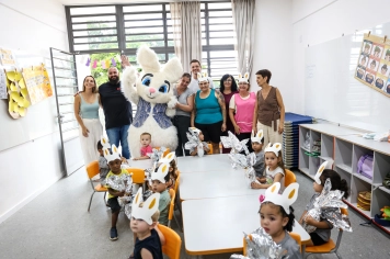 Foto - Entrega dos Ovos de Páscoa- EMEI E EMEB JUMIRIM - 02/04/2026