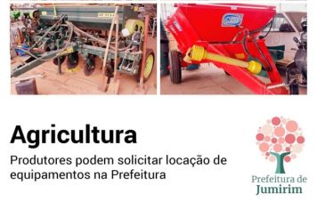 Implementos disponíveis para produtores rurais de Jumirim