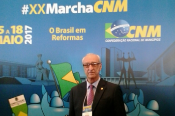 Prefeito Darci participou da XX MARCHA À BRASÍLIA