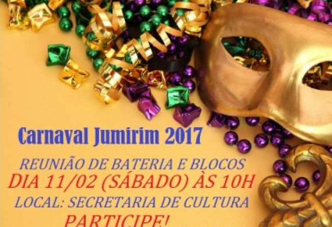 REUNIÃO CARNAVAL JUMIRIM 2017