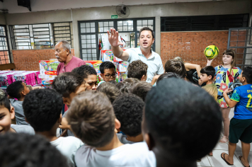 Foto relacionada -   DIA DE ALEGRIA NAS ESCOLAS MUNICIPAIS DE JUMIRIM