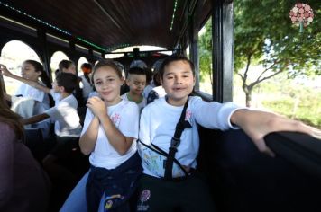 Foto - PASSEIO DE TREM COM ALUNOS DA ESCOLA MUNICIPAL