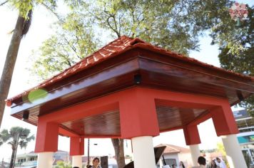 Foto - INAUGURAÇÃO PRAÇA CENTRAL E HOMENAGEM A DIA DAS MÃES