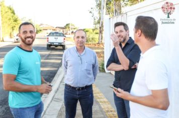 Foto - INAUGURAÇÃO DA PAVIMENTAÇÃO DA RUA OCTÁVIO BERTOLA