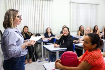 Foto - Abertura dos Cursos de Padeiro e Maquiagem