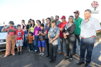 Foto - INAUGURAÇÃO DA PAVIMENTAÇÃO DA ESTRADA VICINAL MUNICIPAL ZITO BAIÃO - MÊS DE MAIO