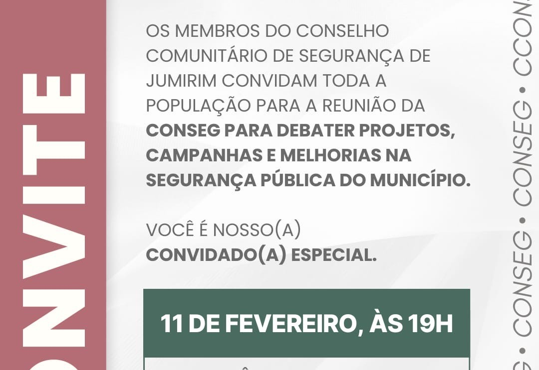 Reunião CONSEG - 11/02/2025