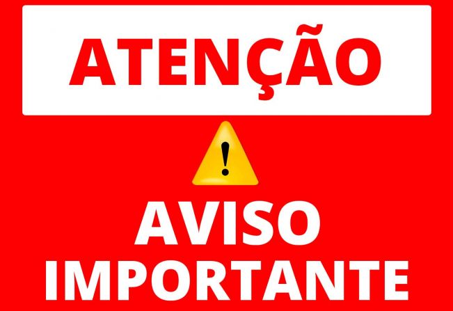 AVISO DA SECRETARIA DE SAÚDE DE JUMIRIM