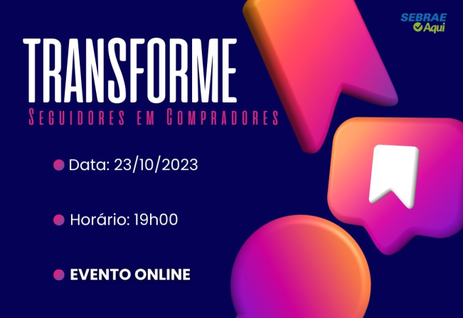 Vem aí o evento on-line que pode transformar o seu negócio!